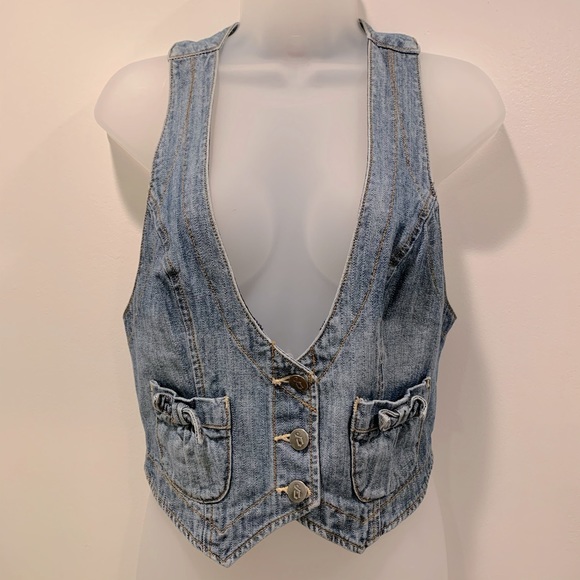Denim Vest, Medium